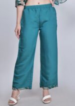 Vamica co-ord set deep v-neck shirt collar with palazzo pants