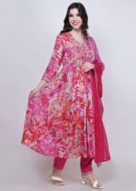 Kashish anarkali suit with pant and dupatta